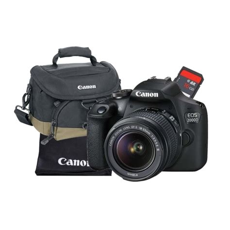 Canon C Mara Reflex Eos D Kit Objetivo Mm Dc Bolso Sd Gb