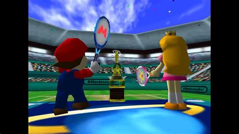 Mario Tennis 64 Doubles Planet Cup Peach And Mario YouTube