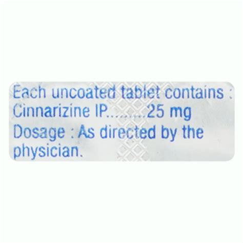 Stugeron Tablet 25 S Price Uses Side Effects Netmeds