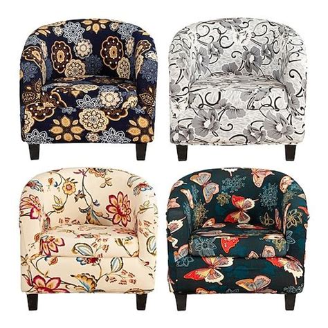 Imprim Floral Housse De Fauteuil Club Stretch Fauteuil Couvre Pi Ce