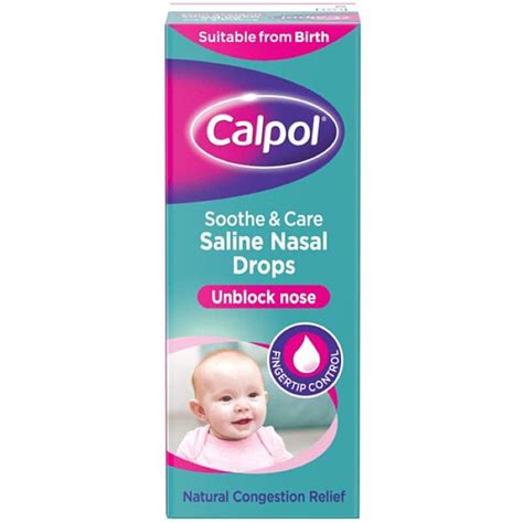 Calpol Saline Nasal Drops - Top-Up Pharmacy