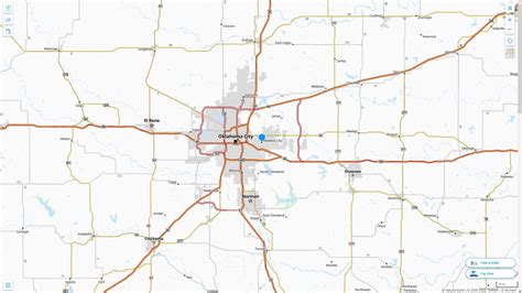 Midwest City, Oklahoma Map