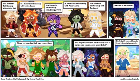 Some Relationship Statuses Of My Cookie Run Ocs Comic Studio