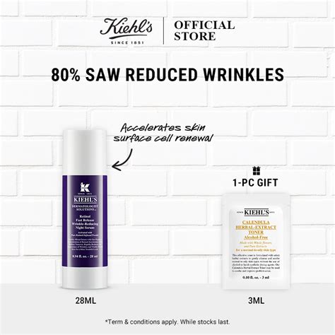 Kiehl S Fast Release Wrinkle Reducing 0 3 Retinol Night Serum 28ml Value Set Shopee Malaysia