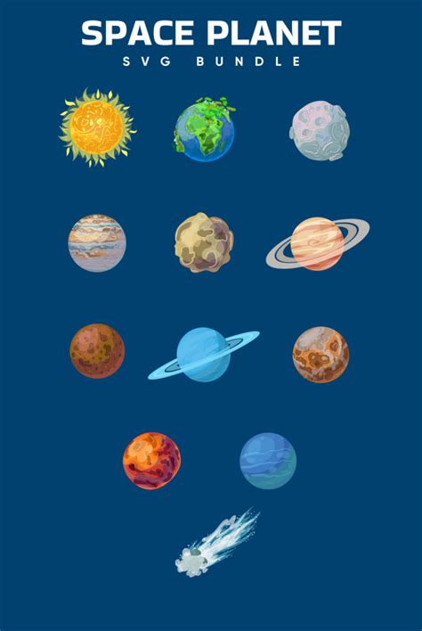 Space Planet Svg Masterbundles