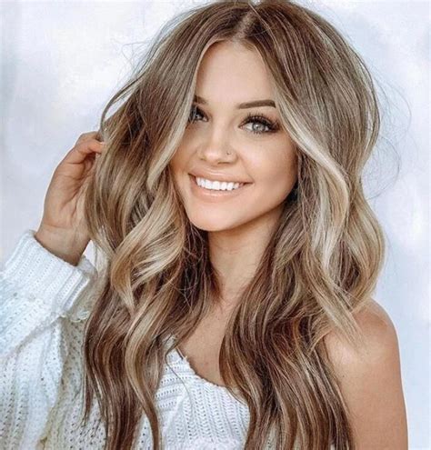 Long Wavy Brown Blonde Hairstyle Hot Wig Wigyy Coiffure Femme 2017 Coiffure Femme Coiffure