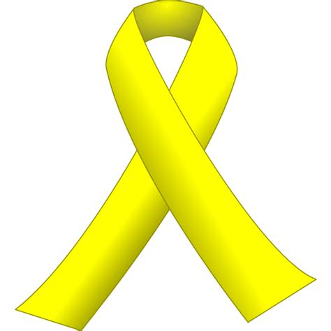 Yellow ribbon vector illustration | Free SVG