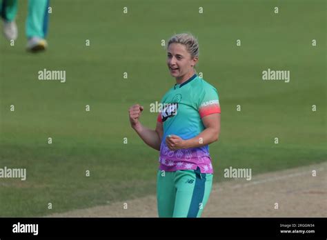 London Uk 9th Aug 2023 Eva Gray Of The Oval Invincibles Celebrates