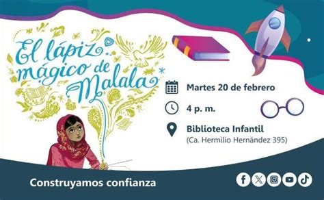 Cuentacuentos El lápiz mágico de Malala Campañas Municipalidad