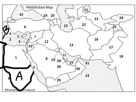 Middle East map Flashcards | Quizlet