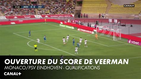 37ème Ouverture du score de Veerman MONACO PSV 3E TOUR LIGUE DES