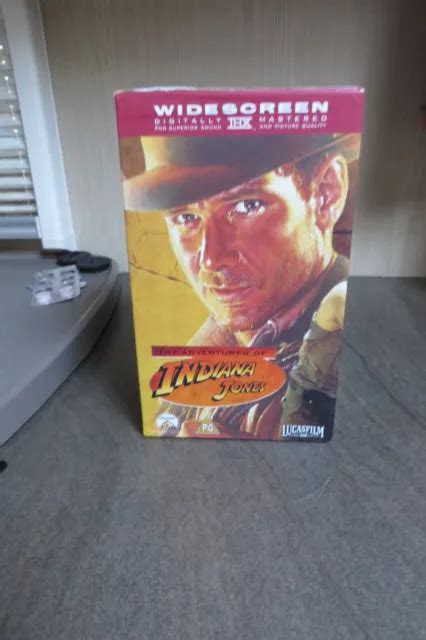 X Indiana Jones Vhs Tapes Raiders Of The Lost Ark Temple Of Doom Last