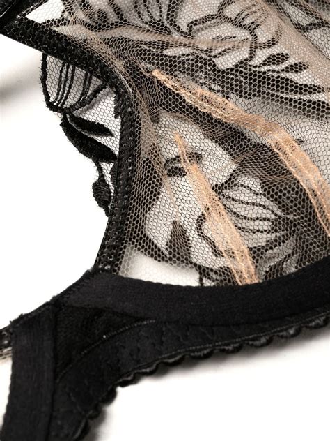 Agent Provocateur Ozella Plunge Underwired Bra Black Farfetch