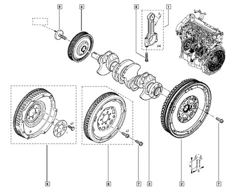 123030453R Renault (RVI) шкив коленвала