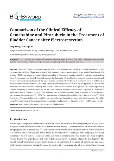 Pdf Comparison Of The Clinical Efficacy Of Gemcitabine And