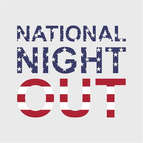 National Night Out Vector Illustration 25272235 Vector Art At Vecteezy