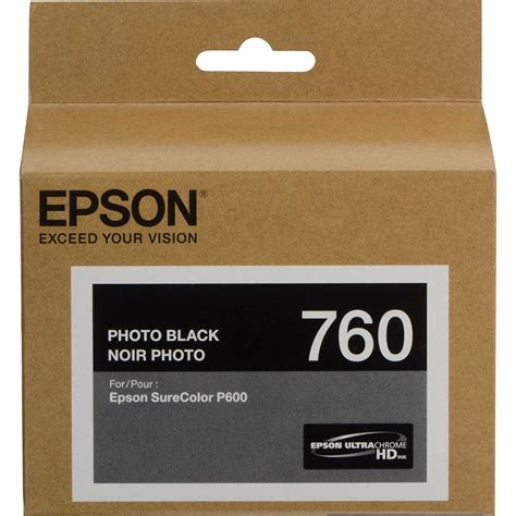 Epson Ultrachrome Hd Ink Surecolor Sc P Photo Black Ink Cart Ryde