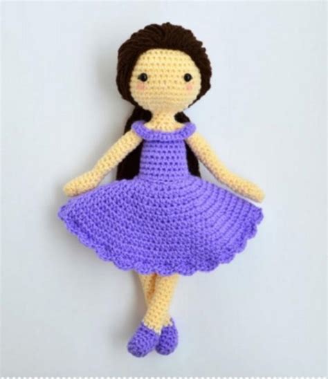 Receita Amigurumi Mia Boneca Doc Elo Produtos Especiais