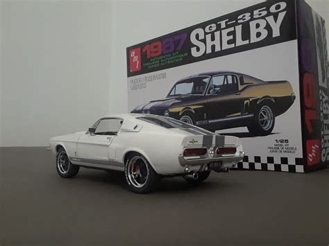 1967 Shelby GT350 Car Black Plastic Model Car Truck Vehicle Kit