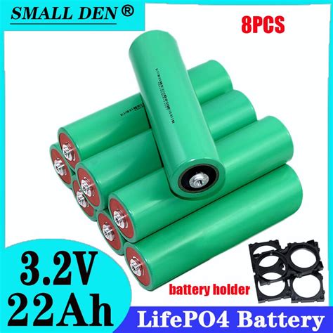 8PCS 3 2V 22Ah LifePO4แบตเตอร46160 10C Discharge DIY 12V 24V สำหรบ