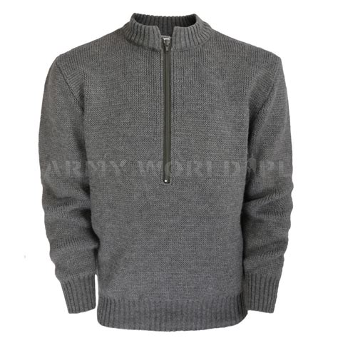 Military Swiss Sweater With Zipper Original Looks Like New Military