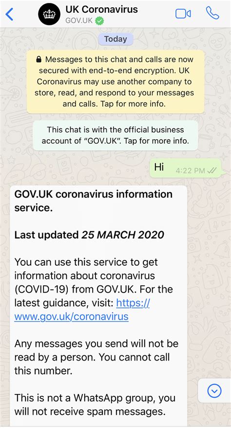 Uk Government Debuts Coronavirus Whatsapp Chatbot Voicebot Ai