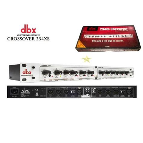 Dbx Xs Stereo Way Mono Way Crossover With Xlr Connectors Lazada