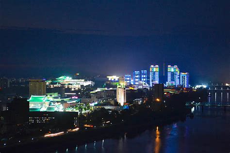 60+ North Korea Pyongyang In Night Stock Photos, Pictures & Royalty ...