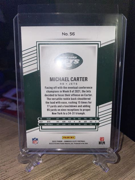 Panini Donruss Elite Razzle Dazzle Michael Carter For Sale