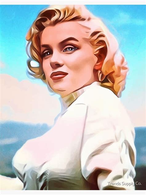 Marilyn Monroe Fanart Art Board Print For Sale By Trends Supply Co