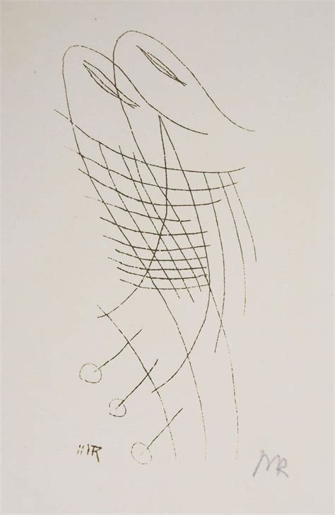 Man Ray Oneiric Couple Lydie 1969 Original Handsigned Etching For