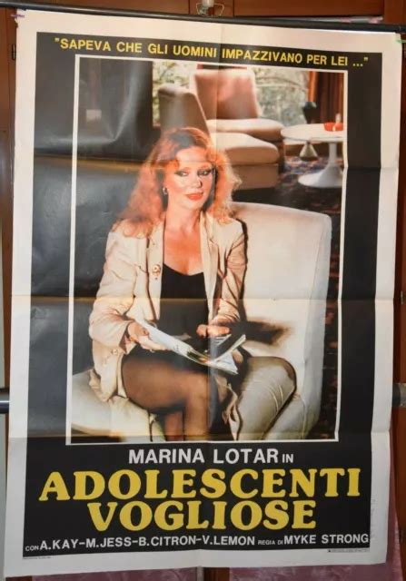 Manifesto 2f Adolescenti Vogliose Marina Lotar Erotico Eur 18 00 Picclick It