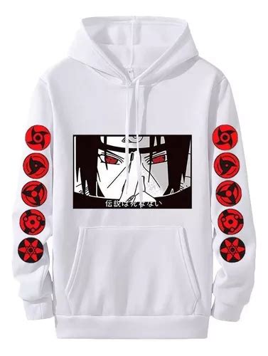 Sudadera Naruto Itachi Uchiha Con Mangas Cuotas sin interés