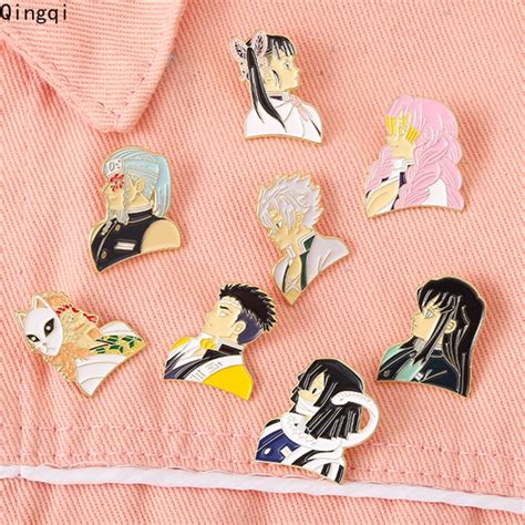 Anime Demon Slayer Esmalte Pin Lindo Personaje De Dibujos Animados