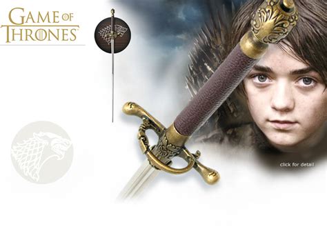 Officially Licensed Game Of Thrones Needle Sword Of Arya Stark Vs