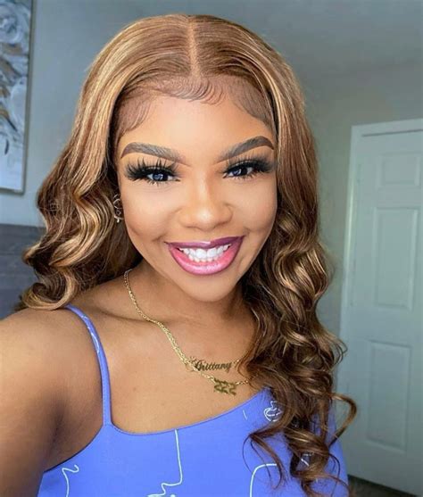 Glueless Honey Blonde Highlight Body Wave X Undetectable Lace Wigs Density Wig