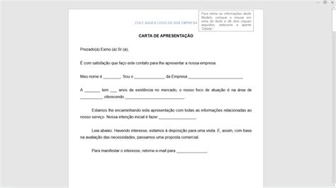 Carta De Intencao De Compra Modelo