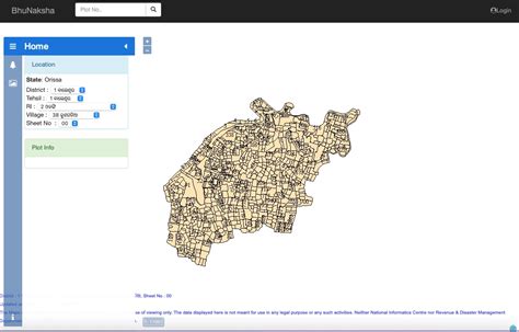 How to access Bhu Naksha Odisha Land record?