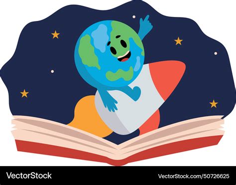 World book day imagination Royalty Free Vector Image