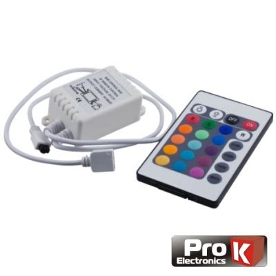 Controlador P Fita Leds Rgb V C Comando Prok Componentes