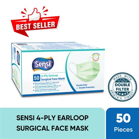 Sensi Ply Earloop Surgical Face Mask Sensi Indonesia Official