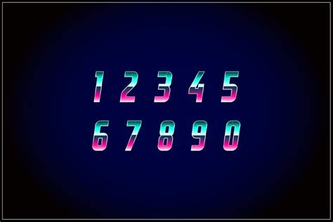 50+ Best Number Fonts for Displaying Numbers | Design Shack