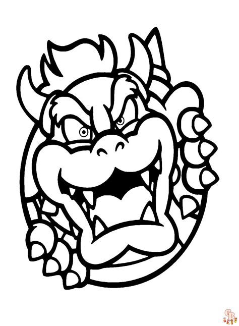 Coloriage Bowser Guide Et Mod Les Imprimer Pour Les Fans Free