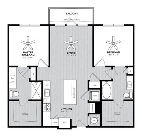 Studio-2 Bedroom Apartments in Decatur GA-Jade at Avondale Floor Plans