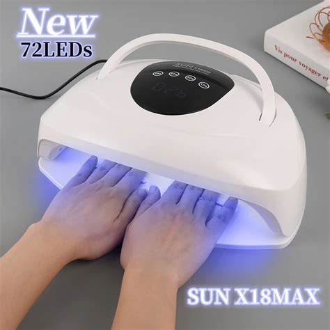 320W SUN X18MAX Potente L Mpara UV LED Para U As Secador De Esmalte De