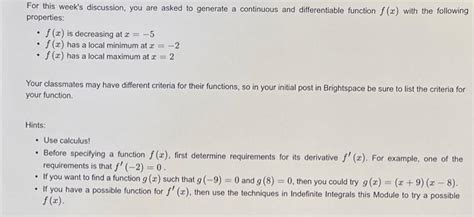 Solved For This Week S Discussion You Are Asked To Generate