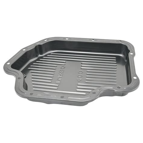 Transmission Pan Turbo Finned Stock Depth Chrome Steel