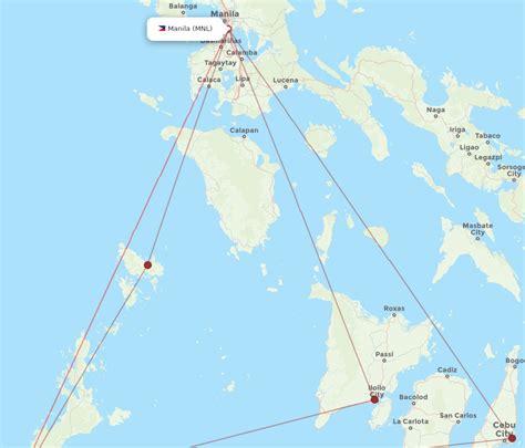 All Flight Routes From Manila To Puerto Princesa Mnl To Pps Flight