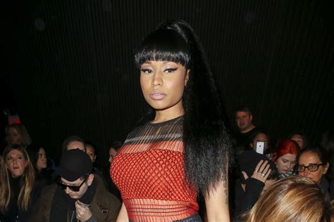 Nicki Minaj Au Défilé Alexander Wang