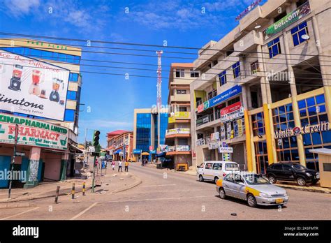 Kumasi, Ghana - April 07, 2022: Traditional View of the City Center of ...